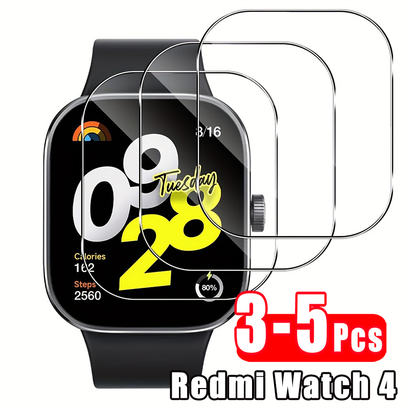 Watch Face Protector - 3-5Pcs Premium Tempered Glass For Xiaomi