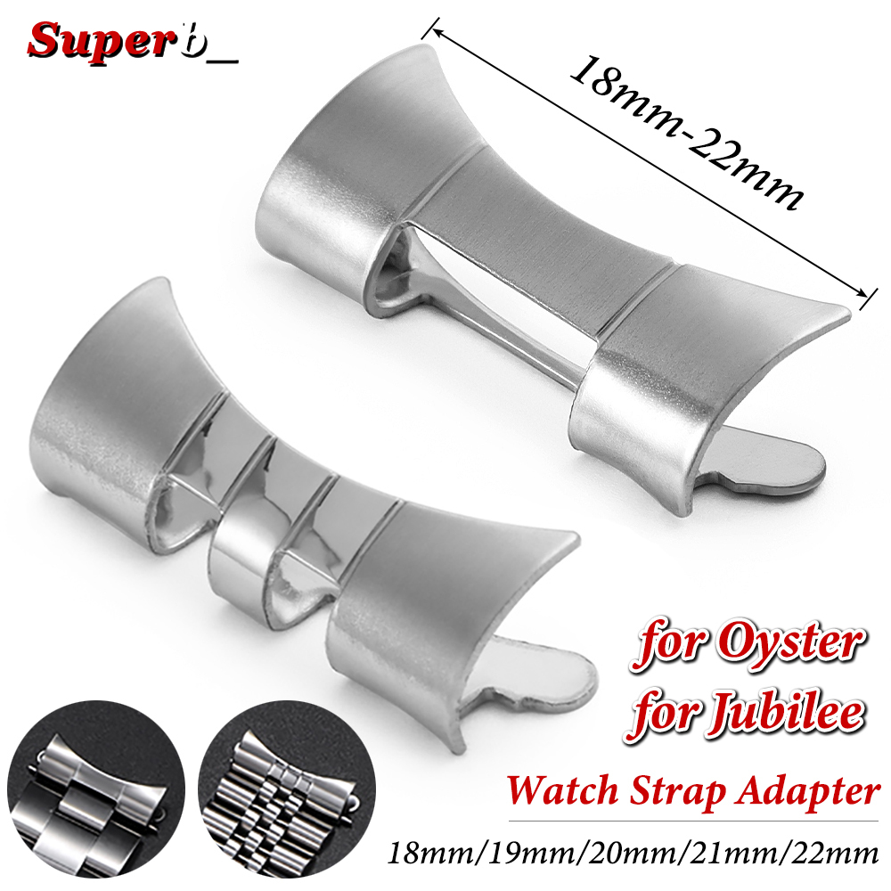 Watch Band Connector - 18/19/20/21/22mm Stainless Steel Strap Connectors for