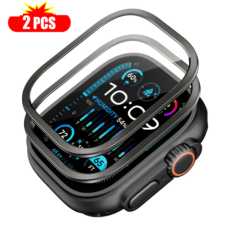 Smartwatch Watch Accessories - 2pcs Tempered Glass for Apple Watch