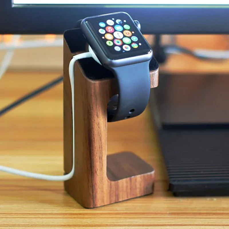 Wooden Apple Watch Charger Sta - огляд і ціна Smartwatch Watch Accessories