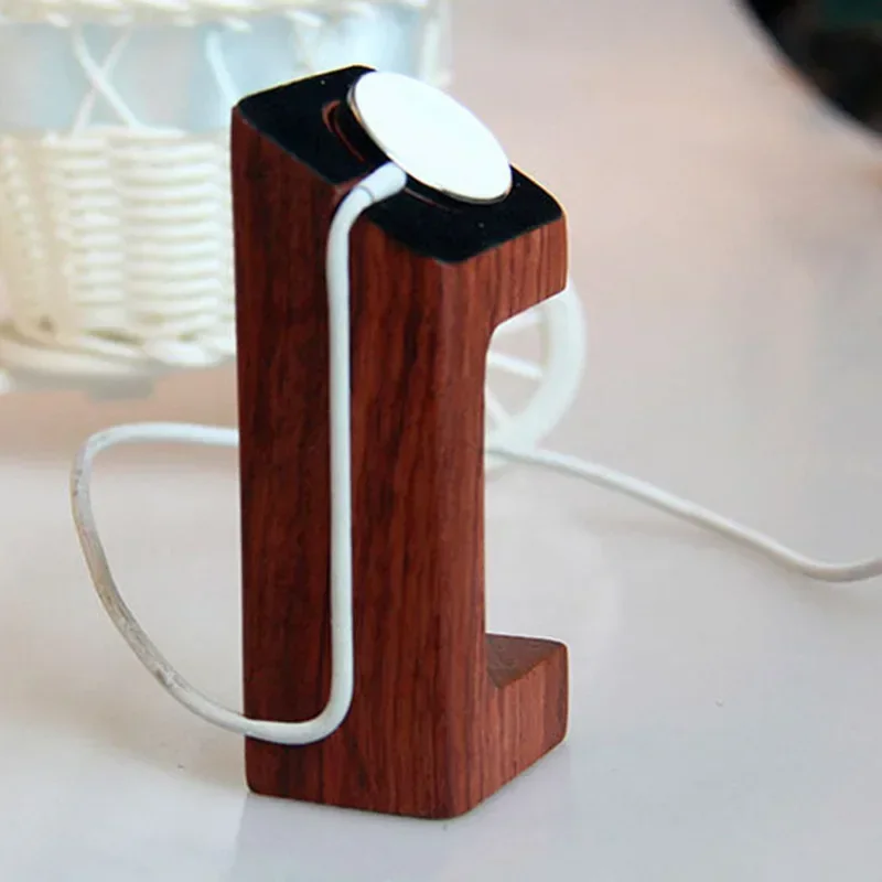 Wooden Apple Watch Charger Sta - огляд і ціна Smartwatch Watch Accessories