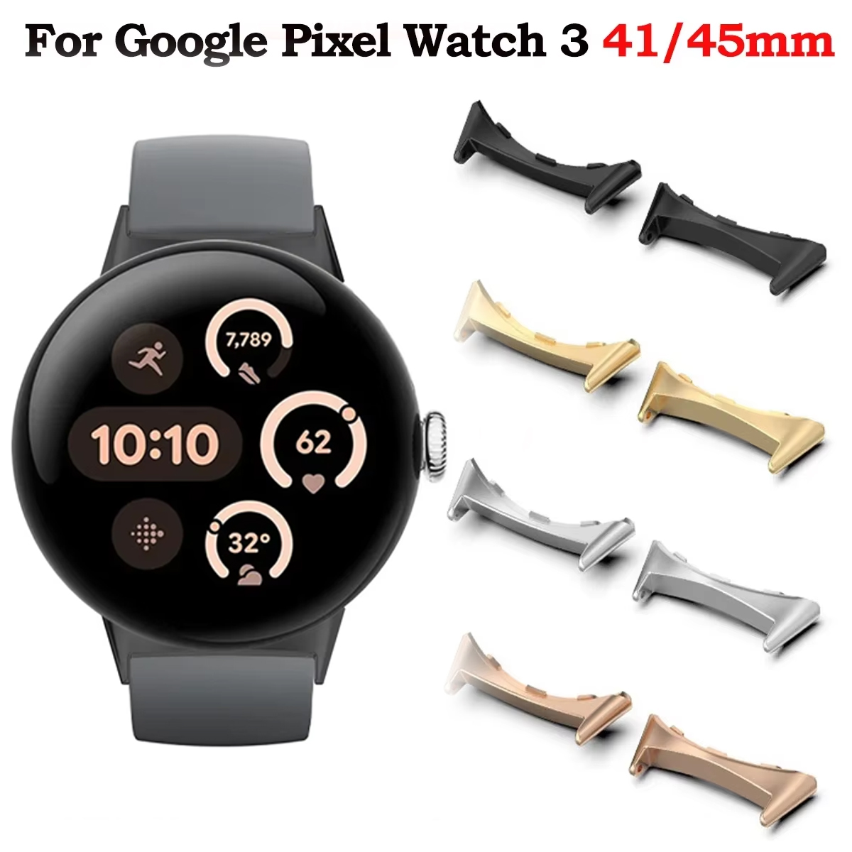 2pcs Watch Strap Connector Ada - огляд і ціна Smartwatch Watch Accessories