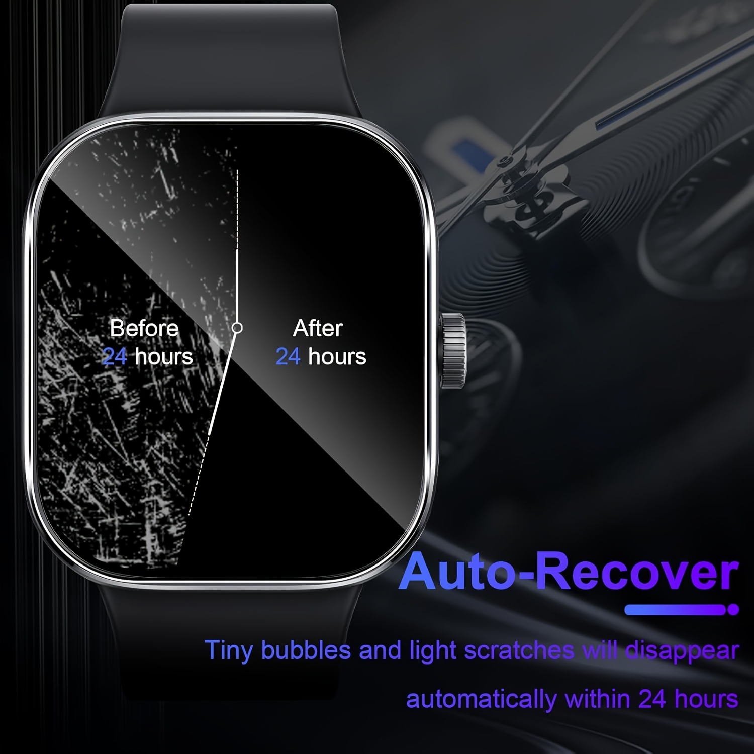 3-5Pcs Premium Tempered Glass  - огляд і ціна Watch Face Protector