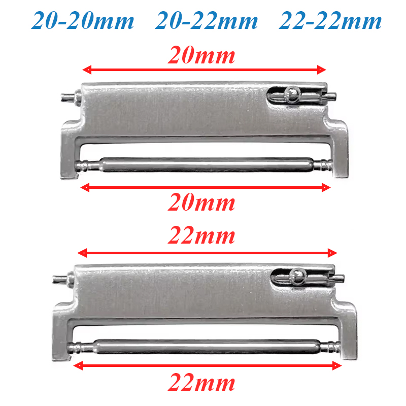 2pcs Watch Band Adapters 20mm  - огляд і ціна Watch Band Connector