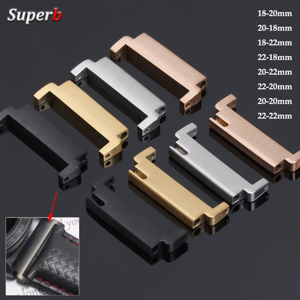 1 Pair Watch Strap Adapter 18m - огляд і ціна Watch Band Connector