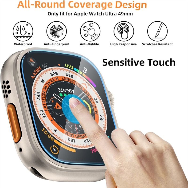 Tempered Glass For Apple Watch - огляд і ціна Watch Face Protector