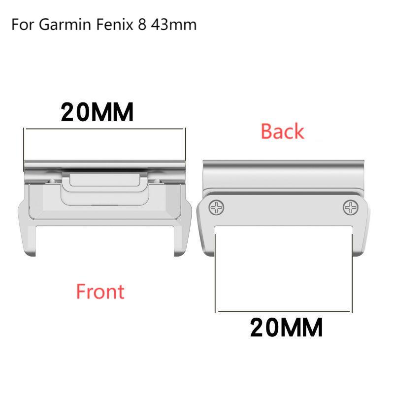 1 Pair Adaptor for Garmin Feni - огляд і ціна Sport Loop Strap