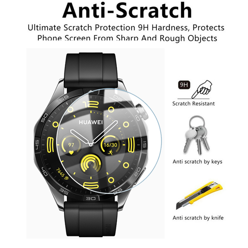 HD Tempered Glass Film For Hua - огляд і ціна Watch Face Protector