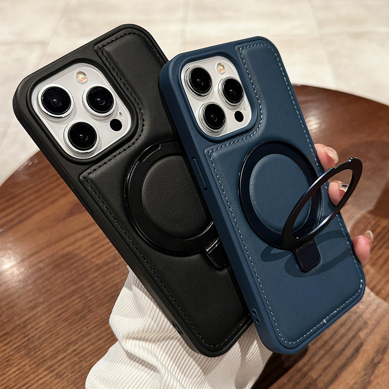 PU Leather Magnetic Case for A - огляд і ціна Magnetic Charging Stand